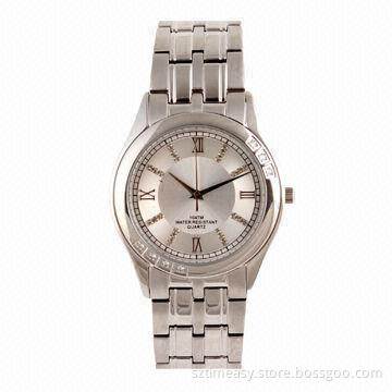 Stainless Steel Watches, 10ATM Water-resistant